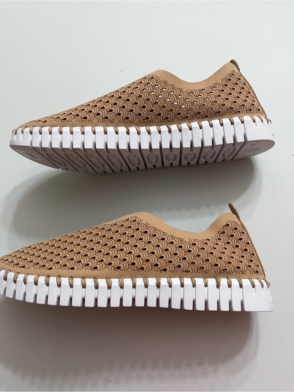 Ilse Jacobsen Tulip Laser Flats Latte Brown Size 38 =US 8 - Picture 2 of 5